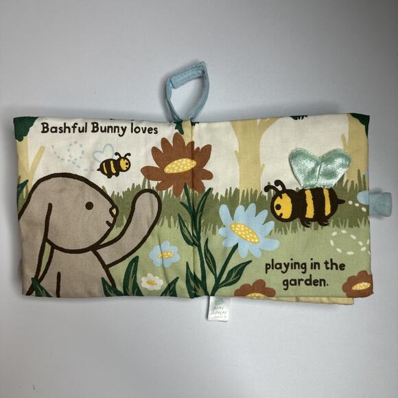 Bashful Bunny Loves You Book Jellycat Soft Sensory Book For Baby - Picture 5 of 8